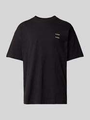 T-shirt o kroju oversized z prążkowanym, okrągłym dekoltem model ‘JOEL’ od Samsøe Samsøe - 26