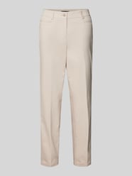 Slim Fit Hose mit Bügelfalten Modell 'Denise' von Gardeur Beige - 21