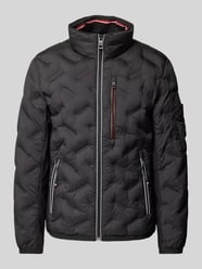 Steppjacke mit Stehkragen von Tom Tailor Schwarz - 4