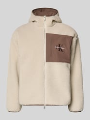 Regular fit fleecesjack met borstzak, model 'Sherpa' van Calvin Klein Jeans - 20