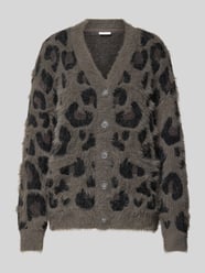 Strickjacke mit Kunstfellbesatz Modell 'FLYNN' von Noisy May - 18