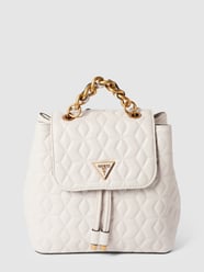 Rucksack mit Steppnähten Modell 'ELENIA' von Guess Weiß - 34