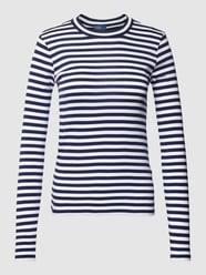 Longsleeve mit Streifenmuster von Polo Ralph Lauren Blau - 16