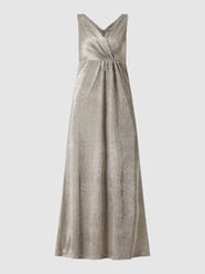 Abendkleid in Metallic-Optik von Christian Berg Cocktail Beige - 42