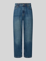 Jeansy o kroju straight fit z czystej bawełny z szlufkami na pasek od JACK & JONES - 30