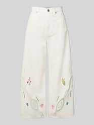 Wide leg jeans met verkort model, model 'LORD' van Weekend Max Mara - 4