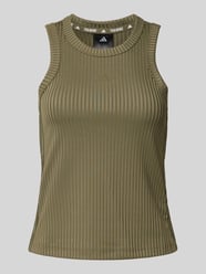 Tanktop mit gerippten Abschlüssen von ADIDAS SPORTSWEAR Grün - 32