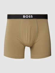 Trunks met labelprint van BOSS Groen - 6