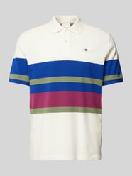 Regular Fit Poloshirt mit Label-Stitching von Gant Beige - 15