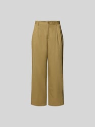 Relaxed Fit Stoffhose aus Baumwolle von MAISON KITSUNÉ Beige - 42