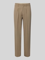 Loose Fit Stoffhose mit Bundfalten Modell 'KARL' von JACK & JONES Premium Beige - 46
