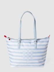 Shopper mit Streifenmuster von Tommy Hilfiger - 8