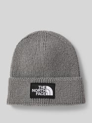 Beanie in gebreide look met logopatch, model 'Box' van The North Face - 25
