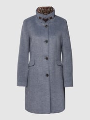 Jas met opstaande kraag van Christian Berg Woman Selection Blauw / turquoise - 3