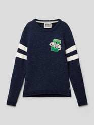 Sweter z dzianiny z naszywką z logo od Scotch & Soda - 35