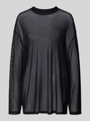 Oversized Longsleeve in semitransparentem Design von Karo Kauer - 4