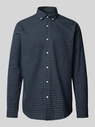 Tailored Fit Freizeithemd mit Button-Down-Kragen  von MCNEAL Blau - 31