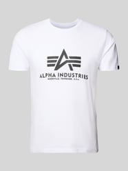 T-shirt z nadrukiem z logo od Alpha Industries - 46