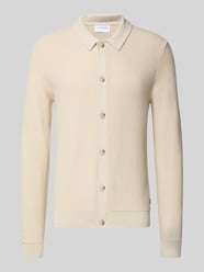 Strickjacke mit Knopfleiste von Lindbergh Beige - 22