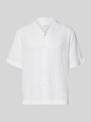 relaxed fit linnen overhemd met resortkraag model 'KYLIAN' van Selected Homme - 28