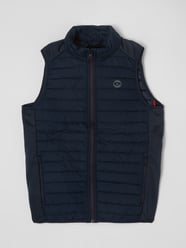 Steppweste mit Stehkragen  von Jack & Jones Blau - 16