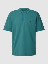 Poloshirt mit Logo-Stitching Modell 'MONOGRAM' von Tommy Hilfiger Blau - 2