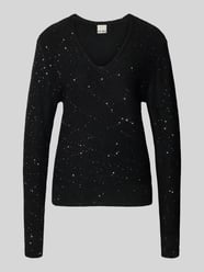 Strickpullover mit Pailletten Modell 'DAMIAN' von ICHI - 1