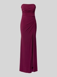 Sukienka wieczorowa o kroju slim fit w długości do ziemi z rozcięciem od Hey Kyla - 44