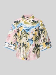 Bluzka koszulowa o kroju loose fit z mieszanka bawełny ekologicznej model 'EDITH' od VERO MODA - 19