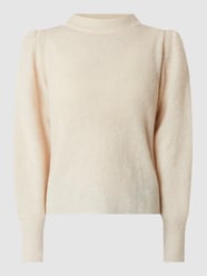 Sweter z dodatkiem moheru model ‘Jordan’ od ICHI Biały - 15