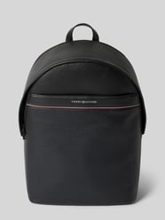 Rucksack mit Label-Detail und kurzem Tragegriff von Tommy Hilfiger Schwarz - 15