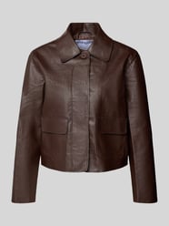 Regular Fit Jacke in Leder-Optik Modell 'Ma44ry' von ZABAIONE - 10