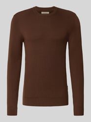 Gebreide pullover met ronde hals, model 'BAGGE' van Blend - 20