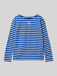 Longsleeve mit U-Boot-Ausschnitt von Calvin Klein Jeans Blau - 8