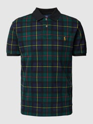 Poloshirt mit Tartan-Muster und 2-Knopfleiste von Polo Ralph Lauren Grün - 16