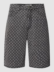 Shorts mit Allover-Muster von REVIEW Grau / Schwarz - 28