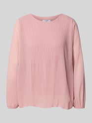 Langarmbluse aus Viskose-Mix Modell 'Eva' von ZABAIONE Pink - 25