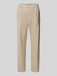 Hose aus Schurwolle-Mix mit französischen Eingrifftaschen von Cruna Beige - 1