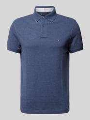 Regular Fit Poloshirt mit Logo-Stitching Modell '1985' von Tommy Hilfiger Blau - 17