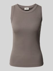 Tanktop in Ripp-Optik Modell 'OLINA' von Drykorn Beige - 35