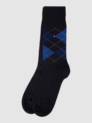 Sokken, pak van 2 paar van Tommy Hilfiger Blauw / turquoise - 41