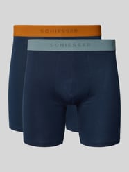 Boxershort met elastische logoband in een set van 2 stuks van Schiesser - 35