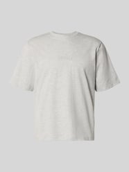 T-Shirt mit Rundhalsausschnitt und Logo-Stitching von REVIEW - 32
