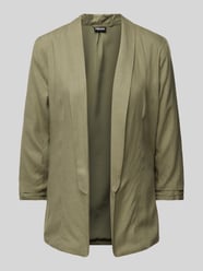 Regular Fit Blazer aus Viskose-Leinen-Mix Modell 'PIA BOSELLA' von PIECES - 34