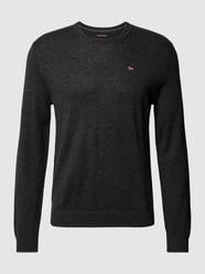 Longsleeve mit Label-Stitching Modell 'DAMAVAND' von Napapijri Grau - 35