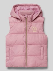 Bodywarmer met motiefprint, model 'MONAY' van Name It Roze - 17