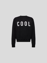Sweatshirt mit Statement-Print von Dsquared2 Schwarz - 34