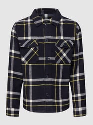 Overhemdjack met all-over motief van s.Oliver RED LABEL Blauw - 20