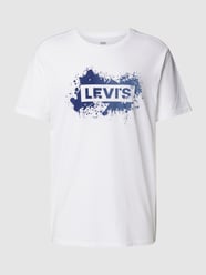 T-shirt met logo- en motiefprint van Levi's® Wit - 29