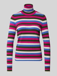 Sweter z golfem o kroju regular fit z mieszanki wiskozy od Christian Berg Woman - 38